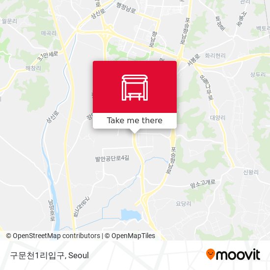 구문천1리입구 map