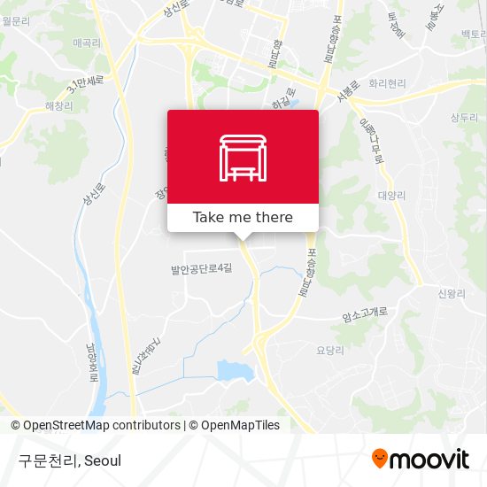 구문천리 map
