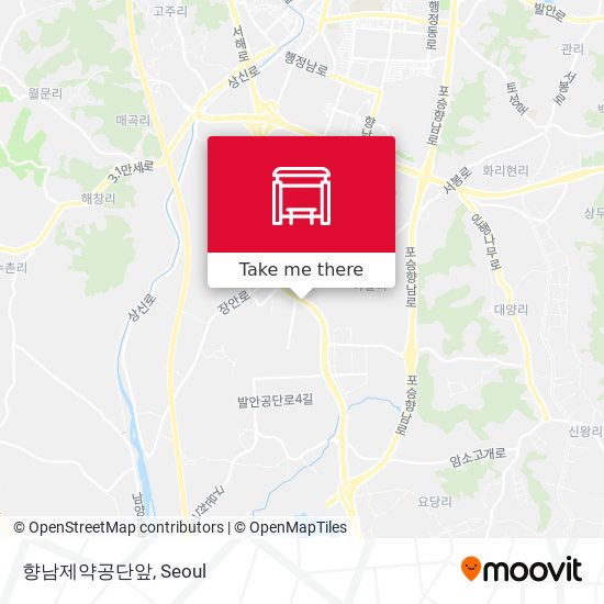 향남제약공단앞 map