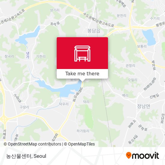 농산물센터 map