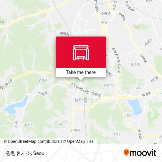 왕림휴게소 map