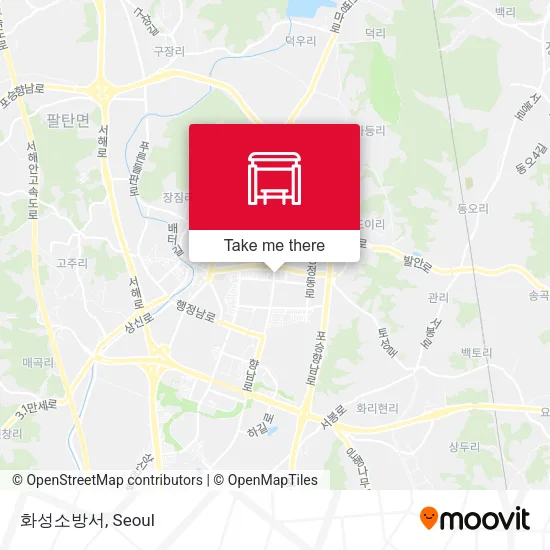 화성소방서 map