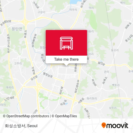 화성소방서 map