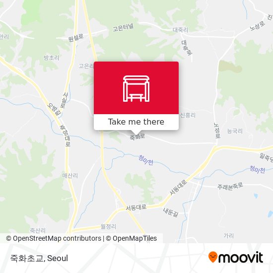 죽화초교 map