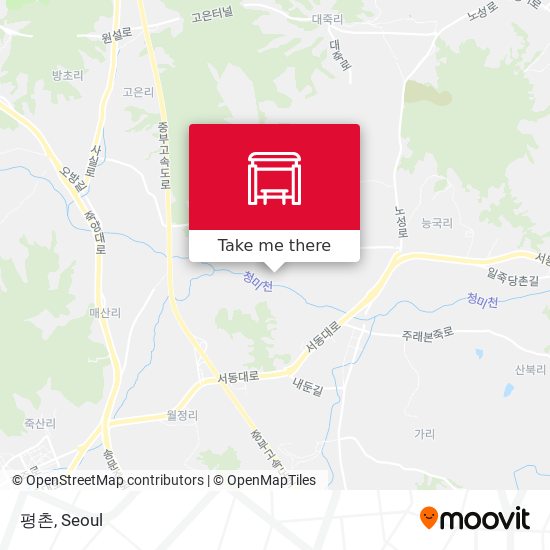 평촌 map