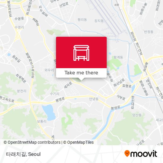 타래치길 map