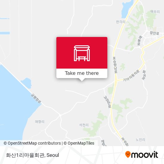 화산1리마을회관 map