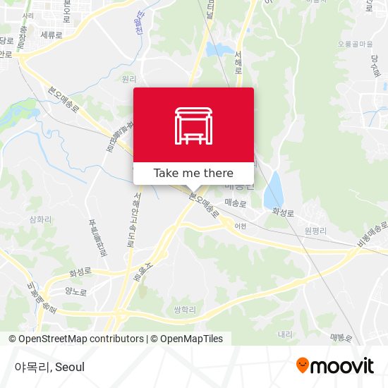 야목리 map