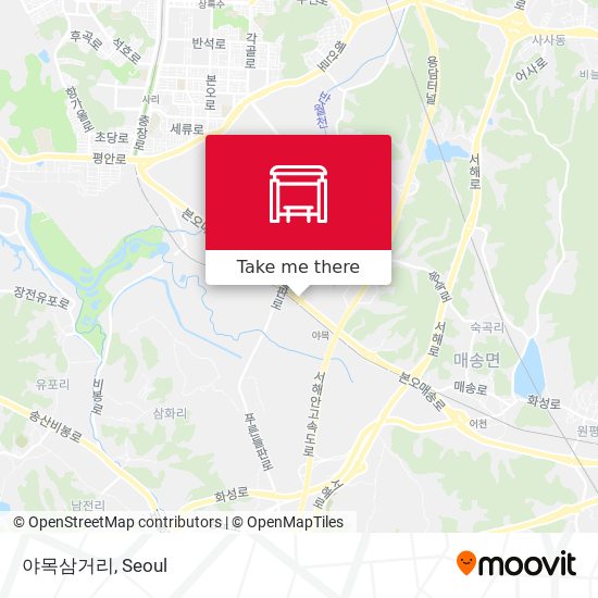 야목삼거리 map