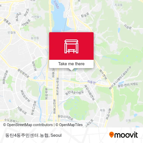 동탄4동주민센터.농협 map