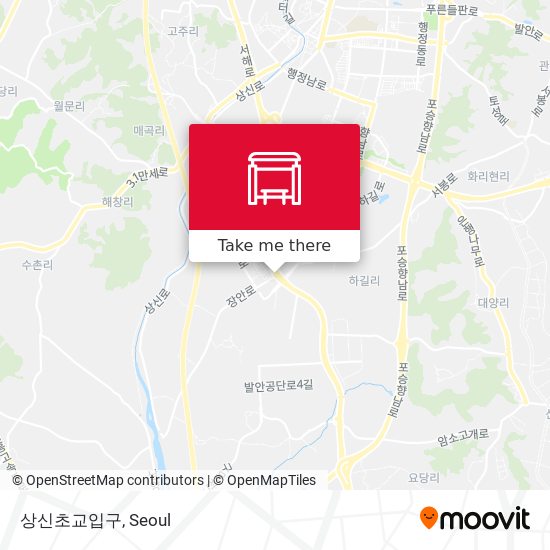 상신초교입구 map