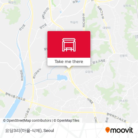 요당3리(마을-삭제) map