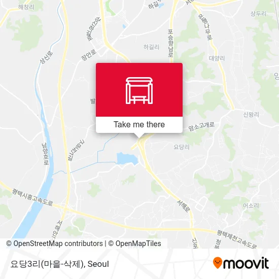 요당3리(마을-삭제) map