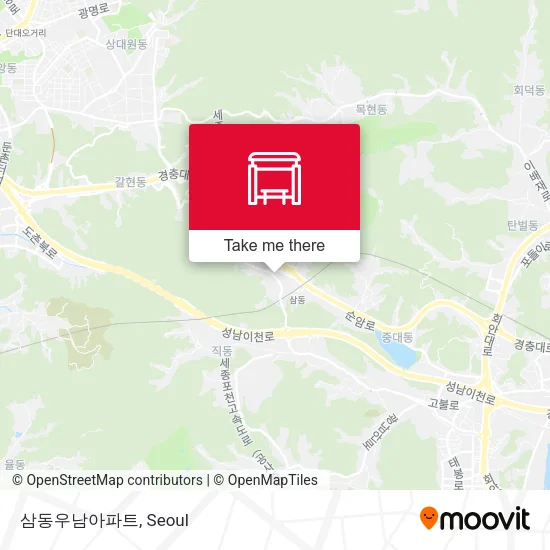 삼동우남아파트 map
