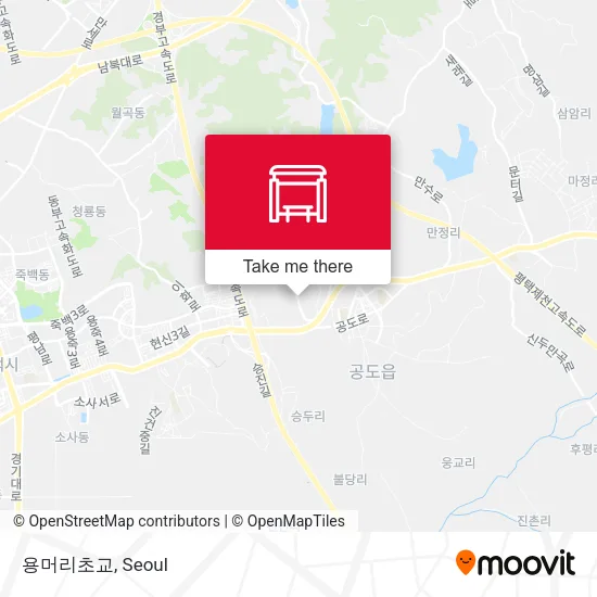 용머리초교 map