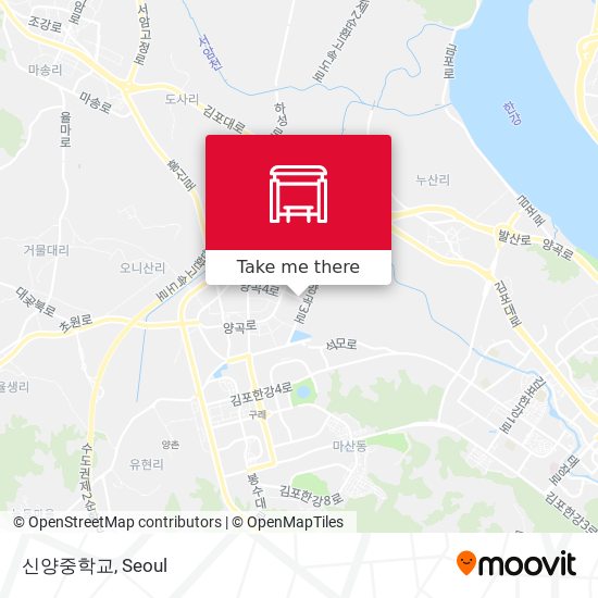 신양중학교 map