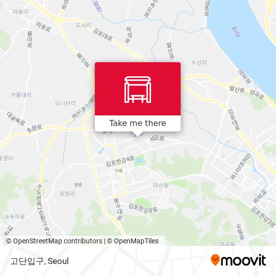 고단입구 map