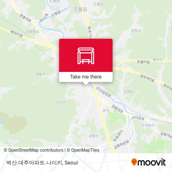 벽산.대주아파트.나이키 map
