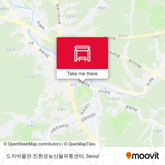 도자박물관.친환경농산물유통센터 map