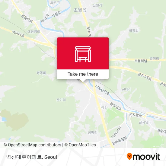 벽산대주아파트 map