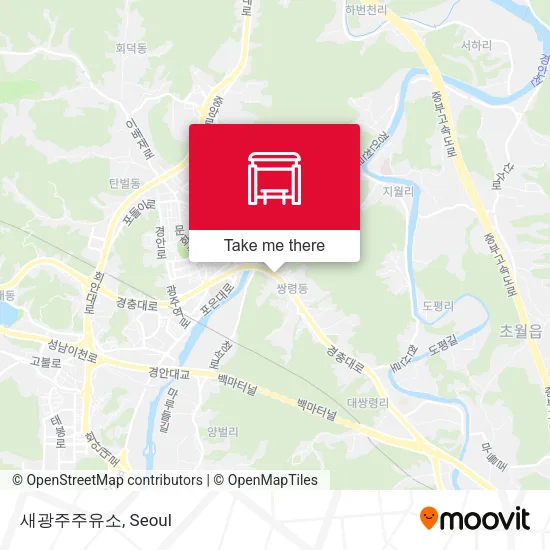 새광주주유소 map