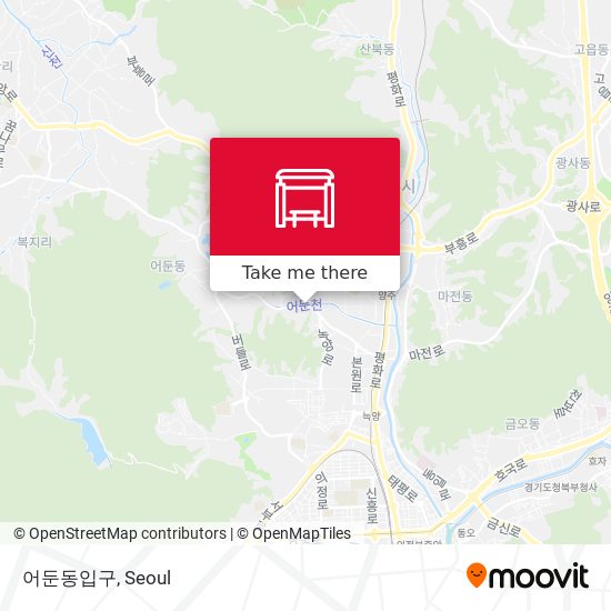 어둔동입구 map