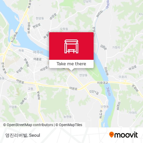 영진리버빌 map