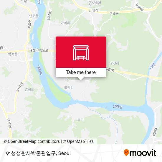 여성생활사박물관입구 map