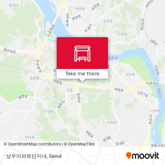 상우아파트단지내 map