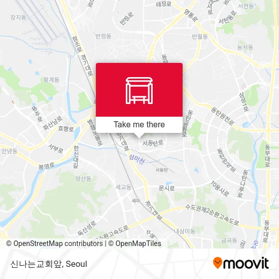신나는교회앞 map
