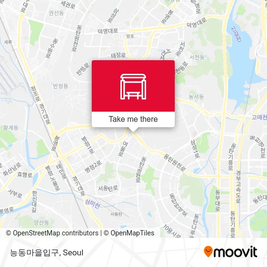 능동마을입구 map