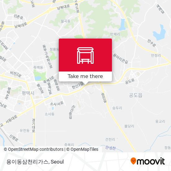 용이동삼천리가스 map