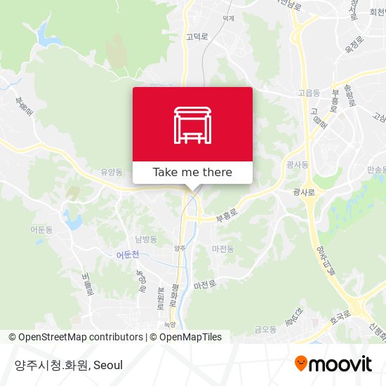양주시청.화원 map