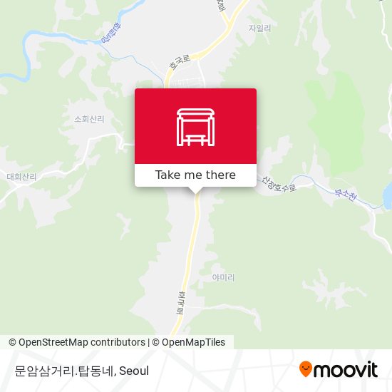 문암삼거리.탑동네 map