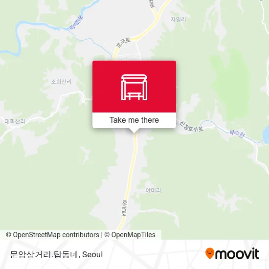 문암삼거리.탑동네 map