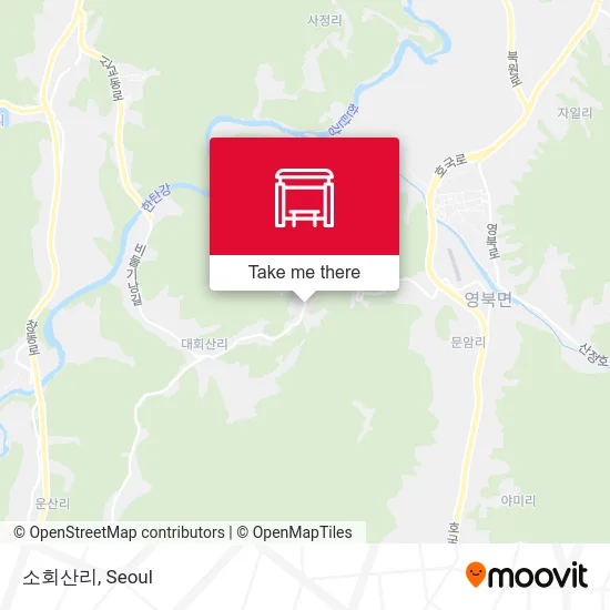 소회산리 map