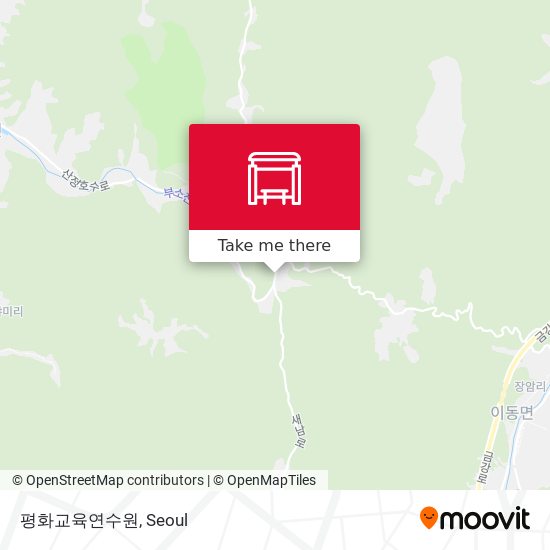 평화교육연수원 map