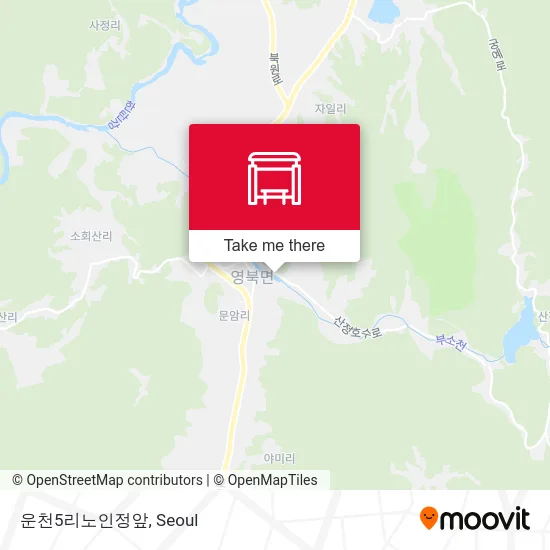 운천5리노인정앞 map