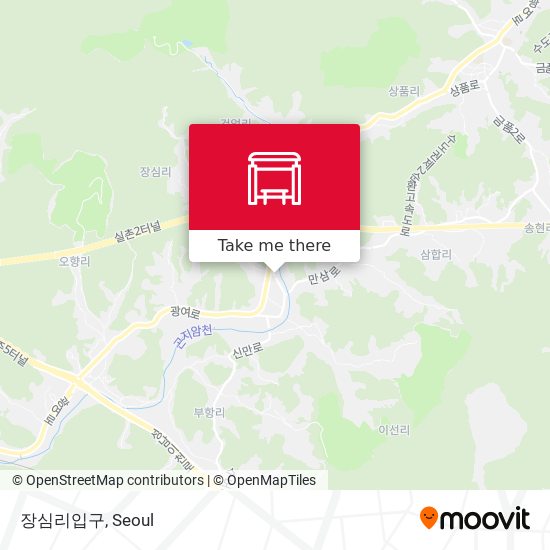 장심리입구 map