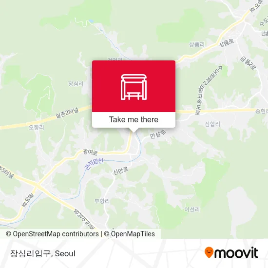 장심리입구 map