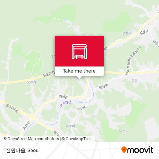 전원마을 map