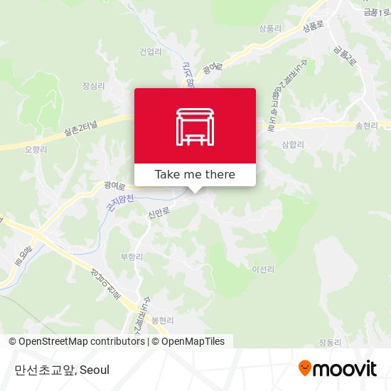 만선초교앞 map