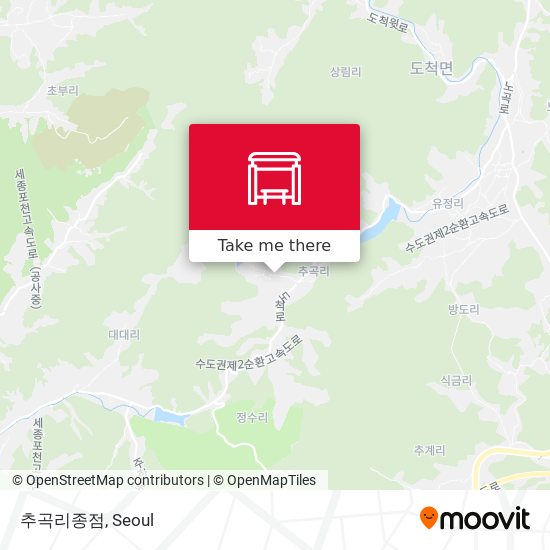 추곡리종점 map