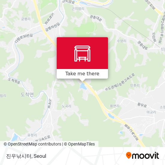 진우낚시터 map