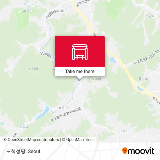 도척성당 map