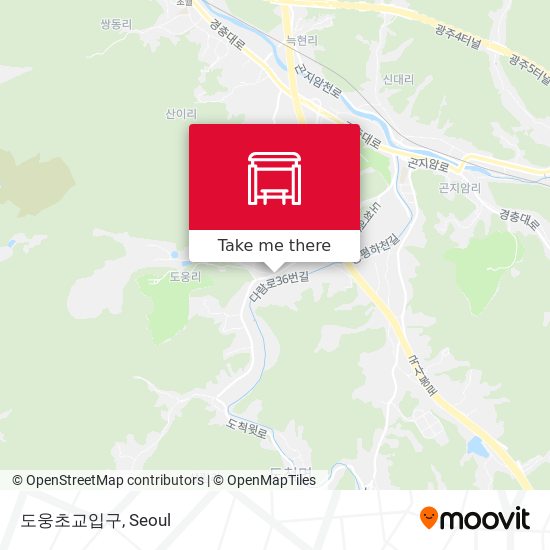 도웅초교입구 map