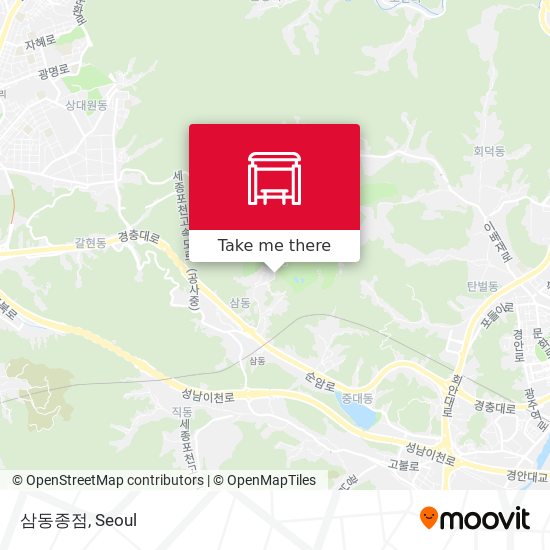 삼동종점 map