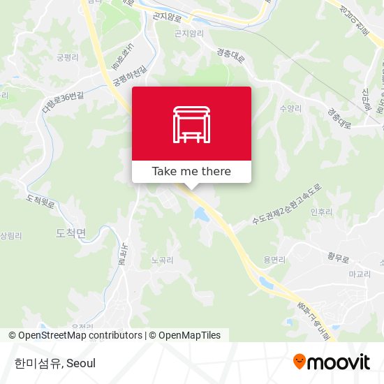 한미섬유 map