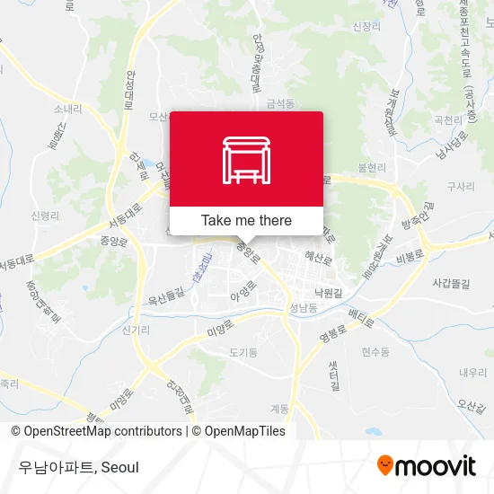 우남아파트 map