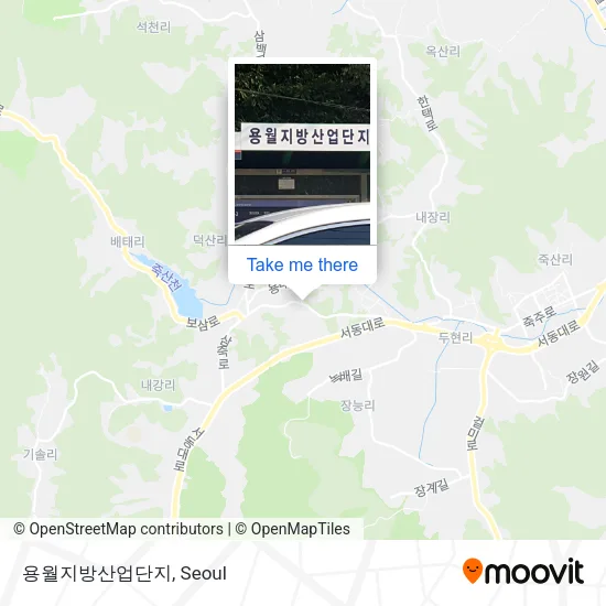 용월지방산업단지 map